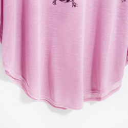 女性の綿のスラブコットンTシャツデザイン/ Tシャツ/ブラウス/ Tシャツ/ Tシャツデザイン/ Tシャツ - ネパールてんとう 10枚目の画像