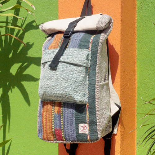 パッチワークデザインバックパック パッチワークデザインバックパック