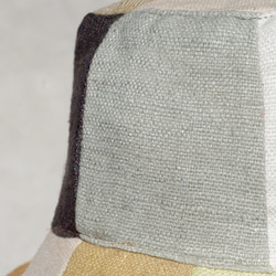 新鮮な森の風ステッチ手織りコットンキャップ/帽子/バイザー/帽子のパッチワークを制限 - キャラメルラテ風がカラーステッチのデザ 3枚目の画像