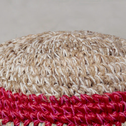 バレンタインデーの贈り物手織りコットンキャップ/ニットキャップ/帽子/麦わら帽子/ストローハットの限定版 - 明るい色のトロピカ 5枚目の画像
