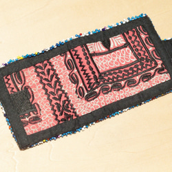 古い手刺繍の布の財布/全国風ショートクリップ/刺繍ショートクリップ/手刺繍財布/ manualパッケージ/袋刺繍 - 砂漠の花古 7枚目の画像
