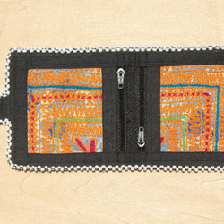 限定版の手刺繍布の財布国家/古代風のショートクリップ/刺繍ショートクリップ/手刺繍財布/民俗スタイルマニュアルパッケージ/袋刺繍 5枚目の画像