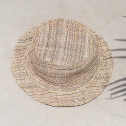 バレンタインデーギフト限定手織りコットン帽子/ニット帽子/漁師の帽子/麦わら帽子/麦わら帽子オリジナルの夏の色の綿の帽子フェアト 6枚目の画像