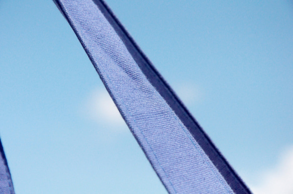 限量一件 手織幾何圖紋輕便包 / 達卡織背包 / 側背包 / 肩背包 / 旅行包 - 星空藍色海洋 fairtrade 第3張的照片
