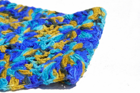 限定 1 つの手作りかぎ針編みシルク スカーフ/ウールかぎ針編みシルク スカーフ/かぎ針編みスカーフ/手編みシルク スカーフ/グ 5枚目の画像