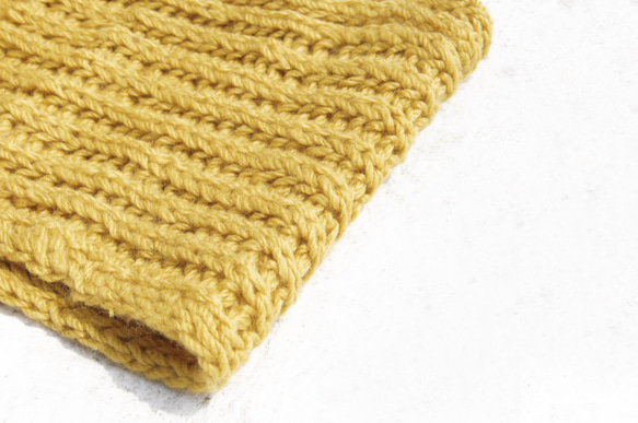 クリスマス限定版の手織り（ネパール製）の純粋なウールのスカーフ/ニットスカーフ/手織りストライプスカーフ/手編みのマフラー - 6枚目の画像