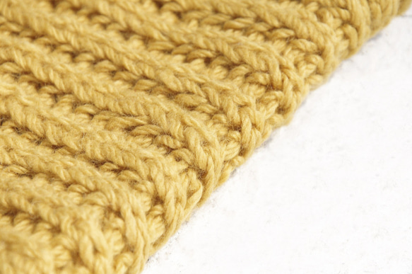 クリスマス限定版の手織り（ネパール製）の純粋なウールのスカーフ/ニットスカーフ/手織りストライプスカーフ/手編みのマフラー - 7枚目の画像