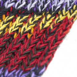 カラーストライプ東ヨーロッパの世界 - クリスマス限定版手織りの純粋なウールのスカーフ/ニットスカーフ/手織りストライプスカーフ 4枚目の画像