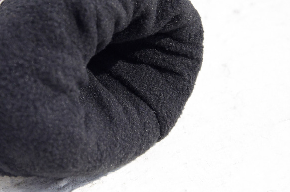 交換禮物 聖誕市集 限量一件 針織純羊毛保暖手套 / 全套手套 / 內刷毛手套 / 針織手套 - 簡約混色 麻花灰 第2張的照片