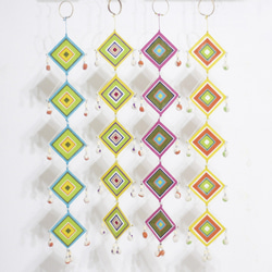 聖誕禮物 交換禮物 限量手工 Boho手工編織曼達拉 mandala 上帝之眼 曼達拉編織 -南美洲的一道彩虹 (中) 第2張的照片