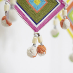 聖誕禮物 交換禮物 限量手工 Boho手工編織曼達拉 mandala 上帝之眼 曼達拉編織 -南美洲的一道彩虹 (中) 第7張的照片
