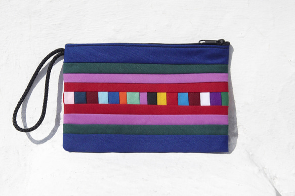 デザインの手作りの綿の財布/収納袋/袋/ゴミ袋/ポーチヘッドフォンのクリスマスプレゼントのアイデアギフト交換贈り物センス - 虹 2枚目の画像