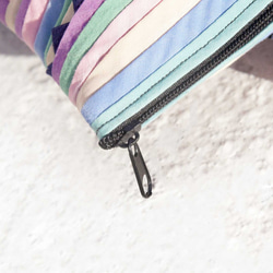 限量一件 設計感手工棉布側背包 / 拼布側背包 / 旅行側背包 / 民族風包 / 相機包 - 繽紛的彩虹世界 彩虹橫條紋 第5張的照片