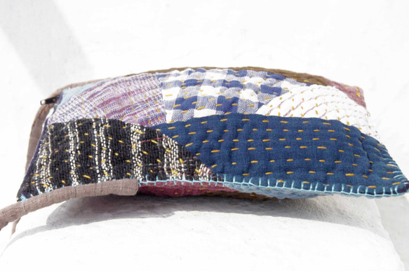 バックパック/メッセンジャーバッグ刺繍/手刺繍ショルダーバッグ/ハンドステッチサリーライン旅行バッグ/バックパックの縫合糸のLi 7枚目の画像