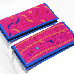 クリスマスギフト民族風の森の誕生日のギフトの交換のギフト速い到着の手刺繍財布の全国風の長いクリップの刺繍財布手作りのレースロング 5枚目の画像