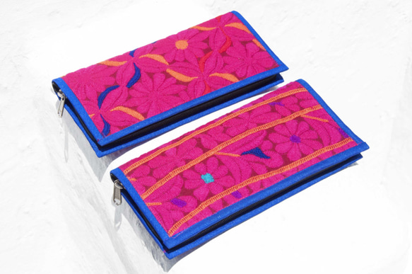 クリスマスギフト民族風の森の誕生日のギフトの交換のギフト速い到着の手刺繍財布の全国風の長いクリップの刺繍財布手作りのレースロング 5枚目の画像