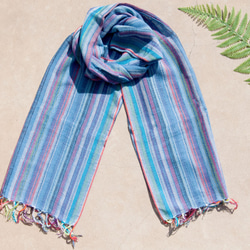 交換ギフトクリスマスマーケットエスニックスタイルフォレストバースデーギフトクリスマスギフト手織り純綿シルクスカーフ手織りスカーフ 2枚目の画像