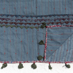 クリスマスギフト交換ギフトクリスマスマーケットエスニックスタイルの森の誕生日ギフト手縫いの純綿シルクスカーフ/純綿刺繍スカーフ/ 6枚目の画像