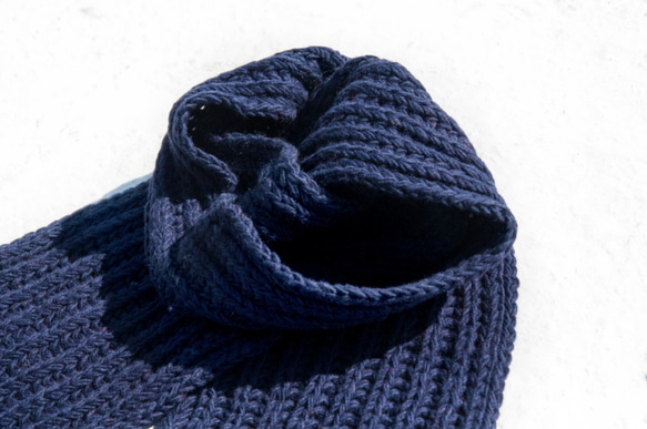 バレンタインデーのギフトギフト新年のギフト国立風の森の誕生日ギフト手織りのウールスカーフ/ニットスカーフ/かぎ針編みのストライプ 1枚目の画像