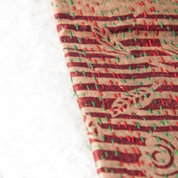 母の日バレンタインの日ギフト新年の贈り物国風森林局誕生日ギフト手縫いサリースカーフ/シルク刺繍スカーフ/インドシルク刺繍スカーフ 6枚目の画像