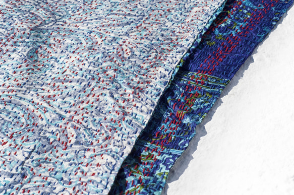 母の日ギフトバレンタインデーのギフト新年のギフトエスニックスタイル森林部門の誕生日ギフト手縫いサリー布スカーフ/シルク刺繍スカー 9枚目の画像