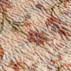 母の日ギフトバレンタインデーのギフト新年のギフトエスニックスタイル森林局クリスマスギフト手縫いサリー布スカーフ/シルク刺繍スカー 7枚目の画像