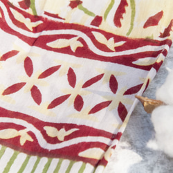 クリスマスギフト交換ギフト母の日バレンタインギフト新年のギフト誕生日ギフト手織りの純粋な絹のスカーフ/手作りの木版画印刷された植 5枚目の画像