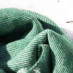 聖誕禮物 母親節禮物 情人節禮物 交換禮物 畢業禮物 生日禮物 純羊毛絲巾/手工針織圍巾/編織圍巾/純羊毛圍巾-綠色森林 第7張的照片