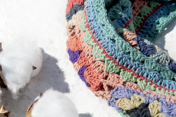 クリスマスギフト母の日ギフトバレンタインの日ギフト交換ギフトギフトギフトかぎ針編みのスカーフ/かぎ針編みのスカーフ/手作りの花の 5枚目の画像