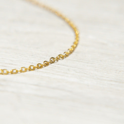 Glass brass Necklace 情人節禮物 / 簡約感 / 法式玻璃項鍊 - 鏤空黃銅 + 焦糖口吹玻璃 第6張的照片