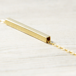 Glass Necklace / 幾何風 / 法式條紋口吹玻璃黃銅項鍊 短鏈 長鏈 鎖骨鍊 - 圓形幾何太陽光芒 第3張的照片