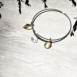 animal bracelet / 森林系 / 玩味銀色手鐲 手環 手鍊 - 奔向天空的小鳥sky bird 第6張的照片