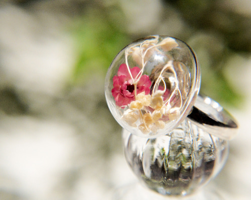 透明花デザインリング 0_862259708a3f6709685a7bb6d648