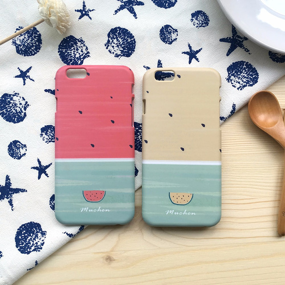 Picnic Wind Watermelon  -  iPhone（i5.i6、i7）/ Android（Samsung、HTC 2枚目の画像