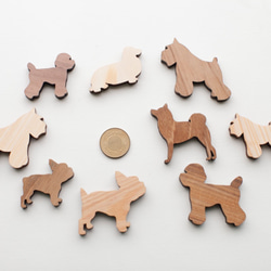 客製化姓名禮物原木淺色造型木片 - 臘腸狗 第6張的照片