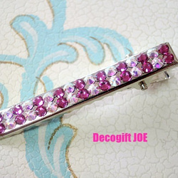 スワロ デコ ビジューデコヘアクリップ!!swarovskiで華麗な輝き
