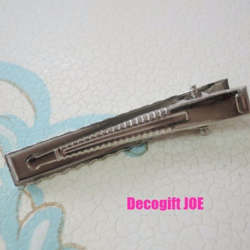 スワロフスキーデコ ヘアクリップ クリスタルオーロラ