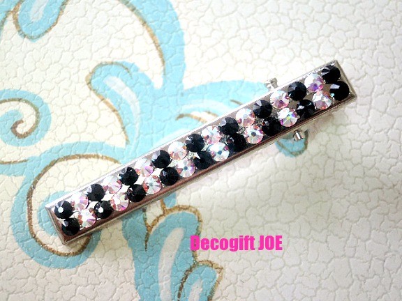 SWAROVSKI ヘアクリップ 80×22mm スワロフスキー ヘア