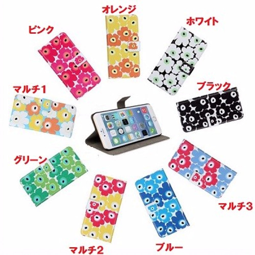 iPhone6ケース 手帳型/スワロフスキーデコ/スワロフスキー