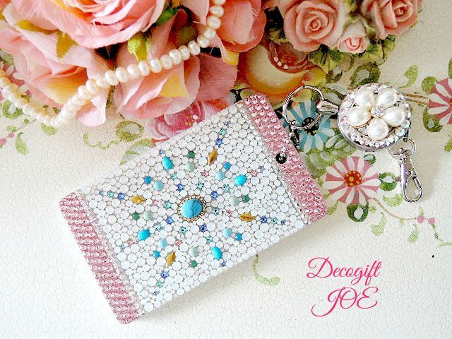 クリーマ限定 スワロフスキーパスケース＆リールキーセット