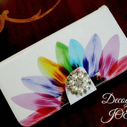 促銷！iPhone 6 plus / 6s plus case Sunflower with sparkling bijoux 第2張的照片