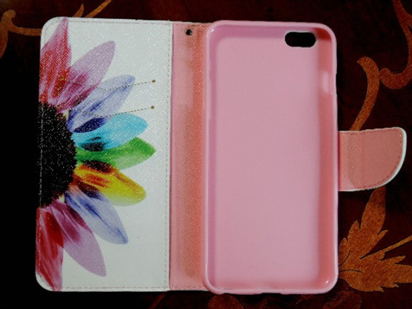 促銷！iPhone 6 plus / 6s plus case Sunflower with sparkling bijoux 第4張的照片