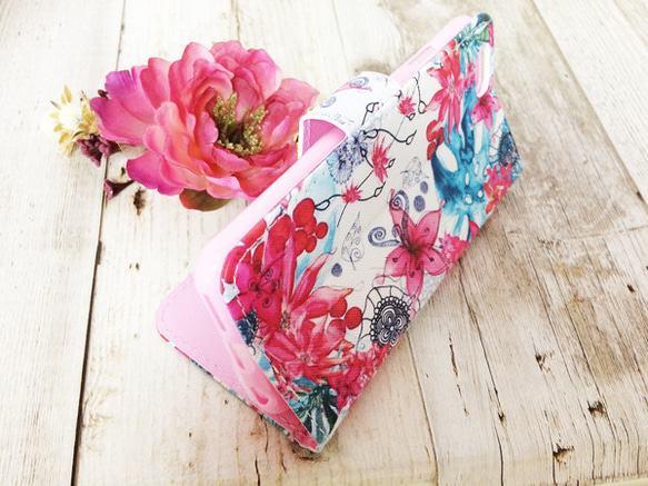 セール! 【iPhone6plus/6splus】美しい花　お花つき 3枚目の画像