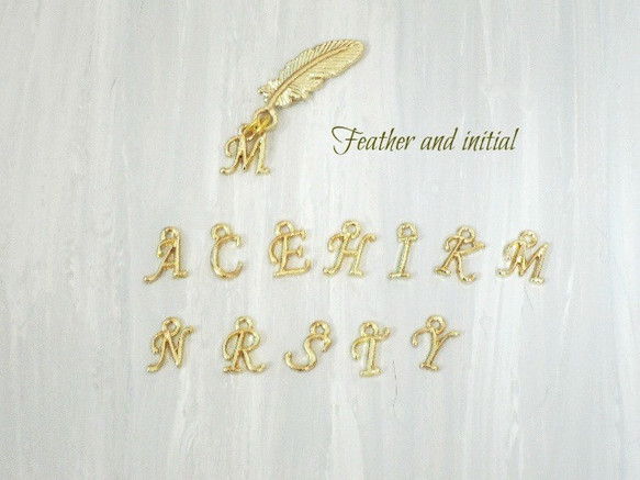 [Iphone / Xperia] Initials &amp; Feather ♡ Antique Leaf Notebook 第2張的照片