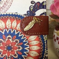 [Iphone / Xperia] Initials &amp; Feather ♡ Antique Leaf Notebook 第3張的照片