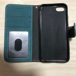 [Iphone] Initials &amp; Feathers ♡ Antique Green Blue 第5張的照片