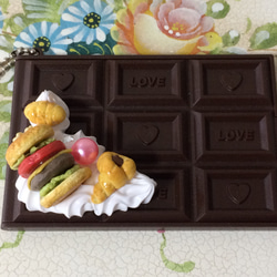 スイーツデコ　板チョコミラー　ハンバーガー2 3枚目の画像