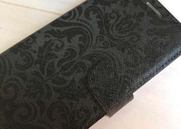 推薦給男士 ☆ iphonex/xs case damask black 第2張的照片