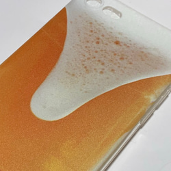 iPhonex8plus / 7plus保護套，帶有涼爽的泡沫絨球帶啤酒 第5張的照片