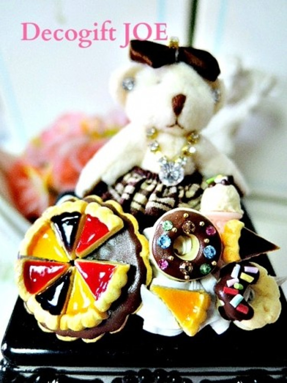 德科套房/棉箱/施華洛世奇/成人可愛/熊與波光粼粼的甜甜圈 第2張的照片